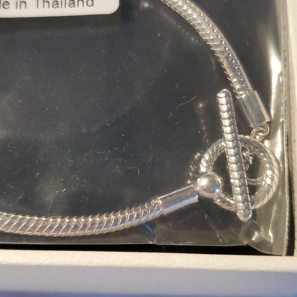 Pandora duo toggle bracelet boxed Gorgeous and heart dangling charm - Picture 2 of 6